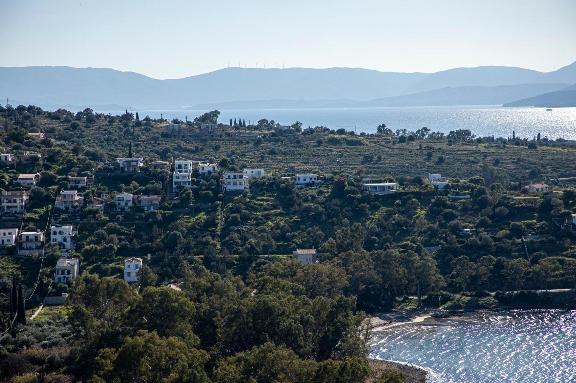 Aegina Sea View Villa Eginitissa Eksteriør bilde