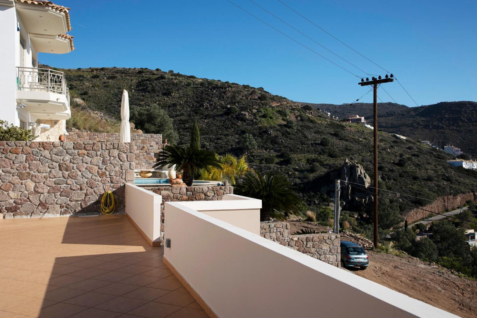 Aegina Sea View Villa Eginitissa Eksteriør bilde